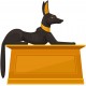 Sticker scarabe egyptien