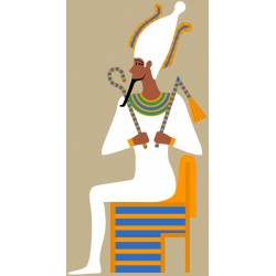 Sticker egyptien blanc