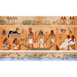 Sticker chameau couche de soleil