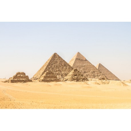 Sticker pyramide ciel bleu