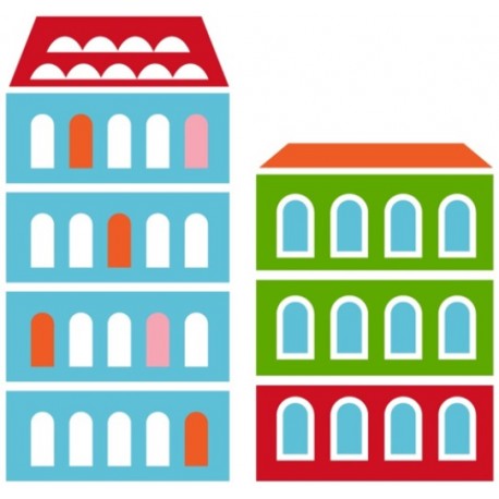 Sticker maison typique