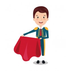 Sticker carte espagne nom villes