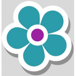 Sticker écharpe vintage