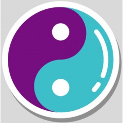 Sticker smiley jaune