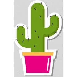 Sticker arc en ciel hippie