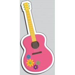 Sticker fleur peace and love