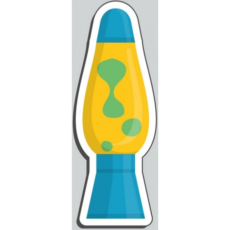 Sticker homme hippie