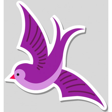 Sticker soleil et nuage