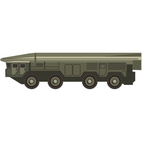 Sticker engin militaire canon