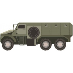 Sticker camion militaire