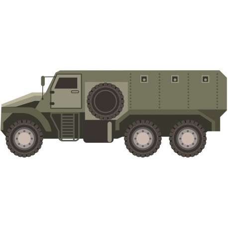 Sticker camion militaire