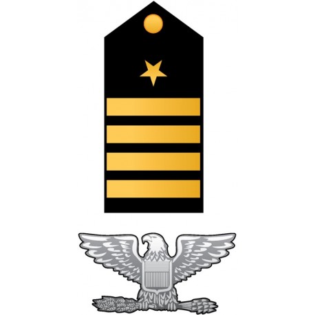 Autocollant grade militaire aigle