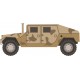Autocollant jeep camouflage