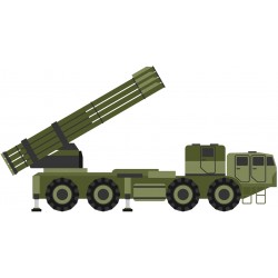 Sticker camion lance missiles