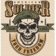 Sticker mural badge soldier