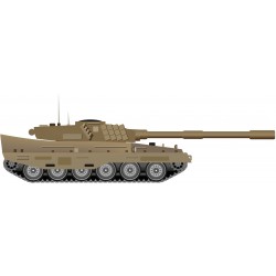 Sticker tank militaire