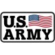 Sticker US ARMY noir