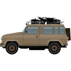 Sticker vehicule militaire 2