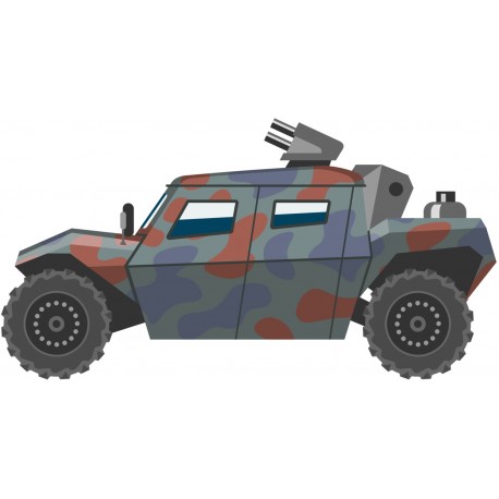 Sticker vehicule rapide canon