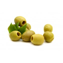Sticker olives verte avec feuilles