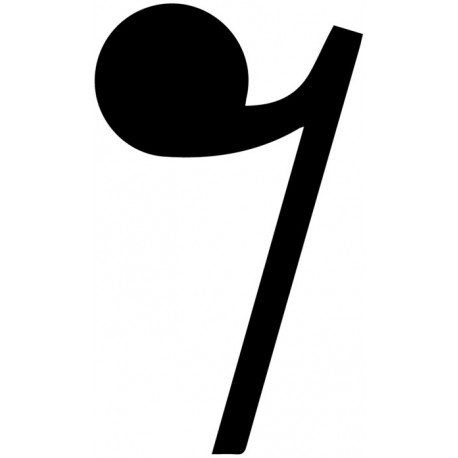 Sticker simple croche