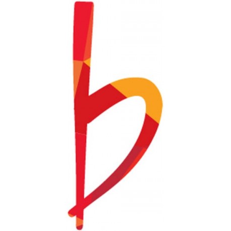 Sticker note rouge orange