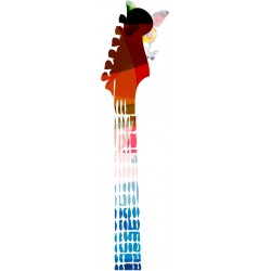 Sticker guitare electrique