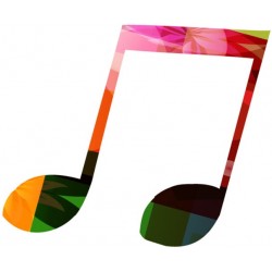 Sticker note double couleurs