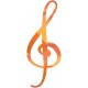 Stickers cle de sol musique