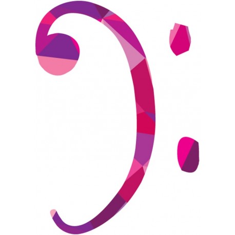 Stickers double croche orange