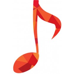 Stickers note triple violette