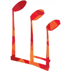 Stickers note orange