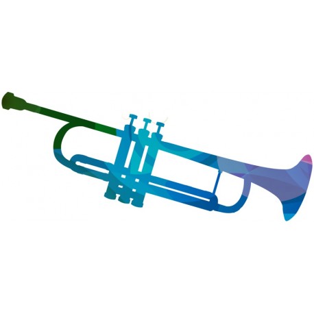 Stickers saxophone de couleurs