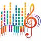 Sticker casette audio