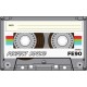 Sticker cassette audio 90