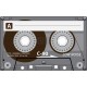 Sticker cassette audio vintage
