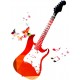 Sticker guitare ancienne