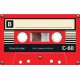 Sticker jolie papillon de couleur