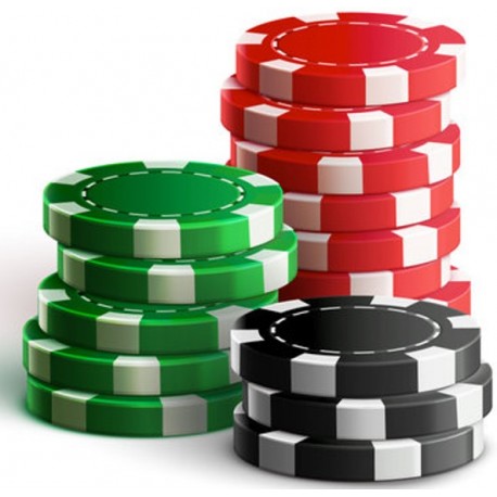 Sticker jetons rouge