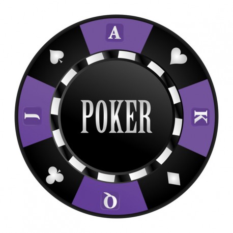 Sticker carte de jeux bleu