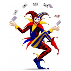 Sticker carte joker
