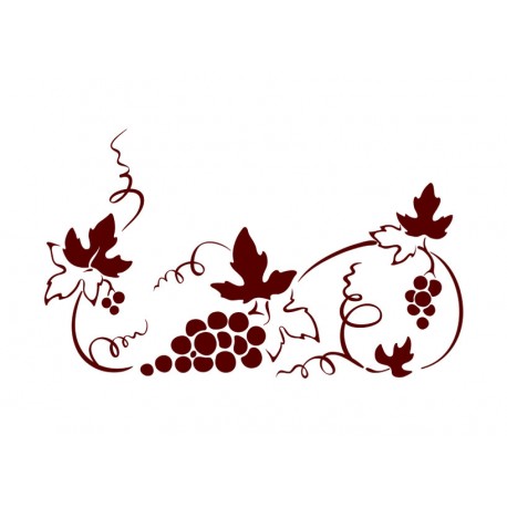 Sticker deco de vin