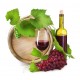 Sticker tonneau vin en bouteille