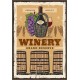 Sticker affiche de vins win