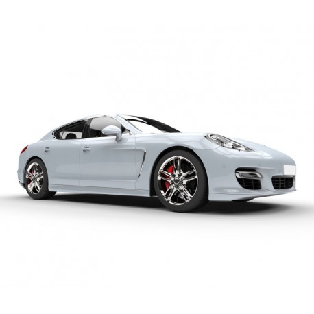 Sticker voiture bolide blanc