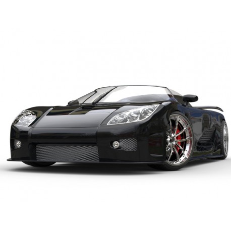 Sticker voiture de sport noir