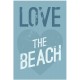 Sticker Love the beach