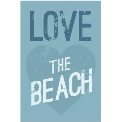 Sticker Love the beach
