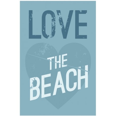Sticker Love the beach