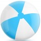 Sticker ballon de plage bleu